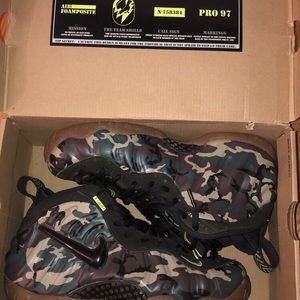 Nike foamposite army camo
